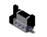 SMC VFS5200-3F-06N Valve Dbl Plugin Base Mt