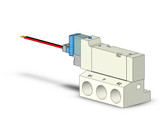 SMC VQZ2150R-5L1-02 2000 Series 5 Port Valve