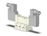 SMC VQZ2250B-5YZ1-02 2000 Series 5 Port Valve