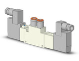 SMC VQZ3320K-5Y1-C8-Q 3000 Series 5 Port Valve
