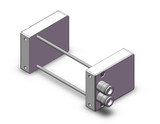 SMC VV100-10FAD2-07U2-C6 Plug-In Connector Type Mfld