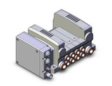 SMC VV5QC21-04C8SFAN-S Vqc Manifold