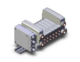 SMC VV5QC21-06C6SQB-BDN 4/5 Port Solenoid Valve