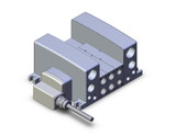 SMC VV5QC41-0303LD2 4/5 Port Solenoid Valve