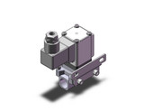 SMC VXZ2A3DGXB Pilot Op 2 Port Solenoid Valve, (N.O.)