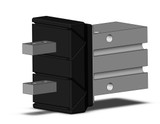 SMC MHZJ2-16CS Gripper, Mhz, Parallel Style Air Gripper