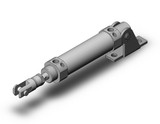 SMC CDM2E32TN-75AZ-NW round body cylinder cylinder, air