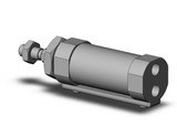 SMC CM2B32P-25 round body cylinder cylinder, air