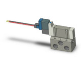 SMC SY3140R-5LD-01 4/5 port solenoid valve 5 port solenoid valve