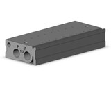 SMC VV3QZ12-08C-00N body ported manifold