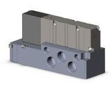 SMC VQC4101-51-03F 4/5 port solenoid valve valve