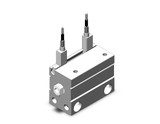 SMC CDUJB16-20D-F8PSAPC compact cylinder cyl, free mount, dbl acting