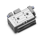 SMC MXQR25TN-10C-M9P guided cylinder cyl, air slide table, reversible, asw