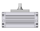 SMC CDRA1FX100-90Z rotary actuator actuator, rotary, rack & pinion type