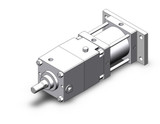 SMC CDNSG140-100-D tie rod cylinder w/lock power lock cylinder