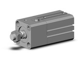 SMC CLQB25-30DM-F compact cylinder w/lock cyl, compact with lock