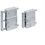 SMC MGPWA25-25 guided cylinder, wide type mgpw, wide type, compact