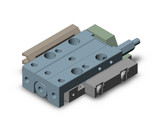 SMC MXJ8L-5CSP-M9PSAPCS guided cylinder cylinder, air