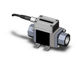 SMC PF3W504-N03-1T-R-X143 digital flow switch, water, pf3w 3-color digital flow siwtch for water