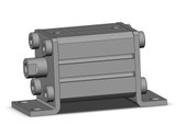 SMC CQSLC25-25D compact cylinder cylinder, compact