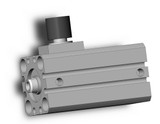 SMC CDBQ2B20-15DC-RL compact cylinder cyl, compact, locking, sw capable