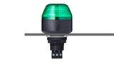 Sprecher + Schuh 801506405 M22 Panel Mount Signaling IBM 45mm Beacon Steady/Flashing LED Green 24V AC/DC Black IP65