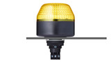 Sprecher + Schuh 802107405 M22 Panel Mount Signaling Beacon Steady/Flashing LED Yellow 24V AC/DC Gray IP65