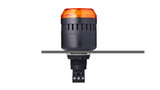 Sprecher + Schuh 813521405 M22 Panel Mount Signaling EDM 45mm Sounder and Beacon, Steady LED Amber, 2 Tones, 85-98dB, 24V AC/DC, Black IP65