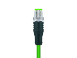 SensoPart CI L4FG/PRJ45G-S-5m-PUR M12 plug, 4-pin, d-coded, straight, to push-pull RJ45, straight, length 5 m, IP 65, IP 67, IP 68