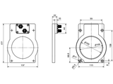 SensoPart LR 100 RI-24-2L12 Ring light, angled, indirect