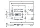 Wago 2789-1145 Mounting carrier 1.5 mm thick carbon steel Wago 2789-1145 Mounting carrier 1.5 mm thick carbon steel