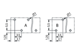 Wago 2086-1126 THR PCB terminal block, push-button 1.5 mm² Pin spacing 3.5 mm 6-pole, black