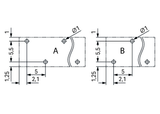 Wago 2086-3127 THR PCB terminal block, push-button 1.5 mm² Pin spacing 5 mm 7-pole, black