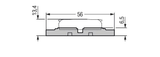 Wago Mounting carrier; 2-way; for inline splicing connector with lever; for screw mounting; gray Pack of 5