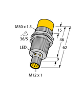Turck Ni30U-M30-Vp6X-H1141 Inductive 100000632