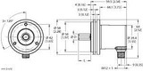 Turck Rem-E-121T10S-9F32B-H1151 Absolute Rotary Encoder - Multiturn, Efficiency Line