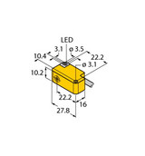 Turck Bi2-Q10S-Rz31X Inductive Sensor, Standard