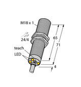 Turck Dtbi5U-M18E-Ap4X3 Inductive Sensor, Rotation speed monitor, Standard