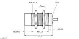 Turck Ni20-Em30-Rp45Xld/S100 Inductive Sensor, For Use in Vehicle Board Nets