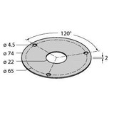 Turck Sp2-Qr24 Accessories, Shield Plate, For Encoders RI-QR24