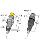 Turck Ni8U-M12-Ap6X-1-Rs4T Inductive Sensor, uprox