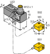 Turck Ni2-Q9.5-0.1-Bds-2Ap6X3-H1141/S34 Inductive Sensor, Monitoring Kit for Power Clamps, Standard