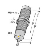 Turck Ni15-M30-Az3X/S120 Inductive Sensor, With Increased Temperature Range, Standard