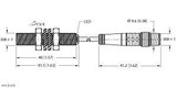 Turck Bi2-Eg08-Ap6X-0.2-Psg3M/S1589 Inductive Sensor, With Increased Switching Distance, Standard
