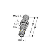 Turck Bi2-M12-An6X-H1141 Inductive Sensor, Standard