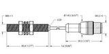 Turck Bi3-Egt08Fe-An6X-0.5-Rs4T Inductive Sensor, Stainless Steel Front, Standard