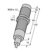 Turck Ni15-Em30-Ap6/S907 Inductive Sensor, With Increased Temperature Range, Standard