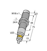 Turck Ni7-Em18Wd-Ap6X/S929 12M Inductive Sensor, For Harsh Environments and Temperatures up to -60 øC, Standard