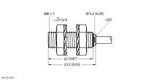 Turck Bi2-Eg08K-Ap6X 7M Inductive Sensor, With Increased Switching Distance, Standard