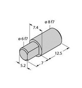 Turck Hsa-M8-Qr14 Accessories, Adapter Hollow Shaft/Solid Shaft, For Angle Sensors RI-QR14